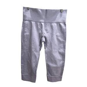 Lululemon Midnight Dark Grey Free To Flow Compression Capri Leggings Size 8